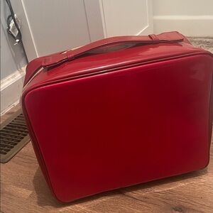 Estee Lauder Glossy Red Cosmetic Pouch